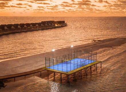 The World’s First Overwater Padel Court Unveiled at Meyyafushi Maldives