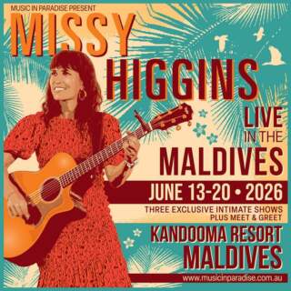 Island Packages Selling Fast for Missy Higgins’ 2026 Holiday Inn Resort Kandooma Performances