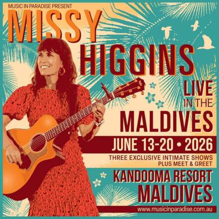 Island Packages Selling Fast for Missy Higgins’ 2026 Holiday Inn Resort Kandooma Performances